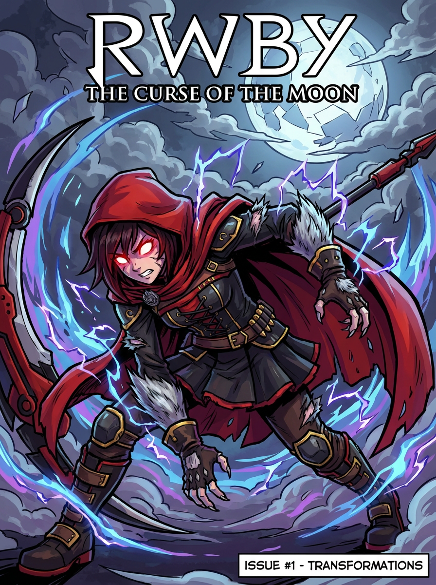 Ruby Tf Ruby rose from RWBY, werewolf transformation by shunqterry on DeviantArt