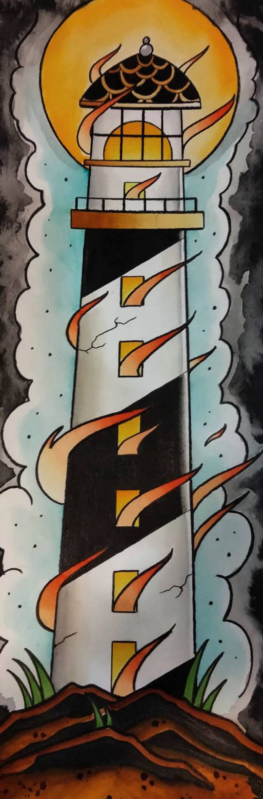 burning lighthouse by ThewayofJay on DeviantArt