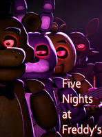 fnaf movie poster with the old models