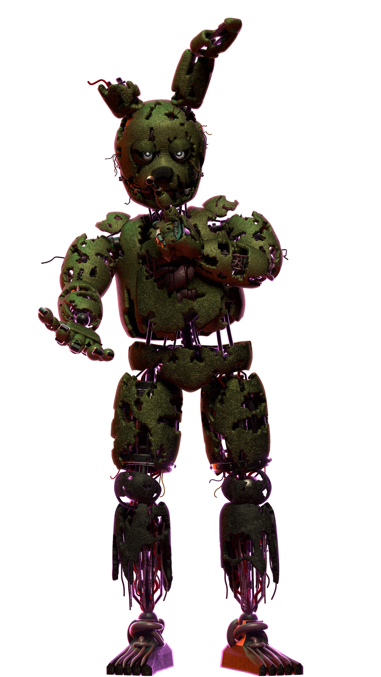 Rusttrap Spring Trap springtrap custom render by ITrashman115 on DeviantArt
