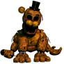 withered golden freddy render