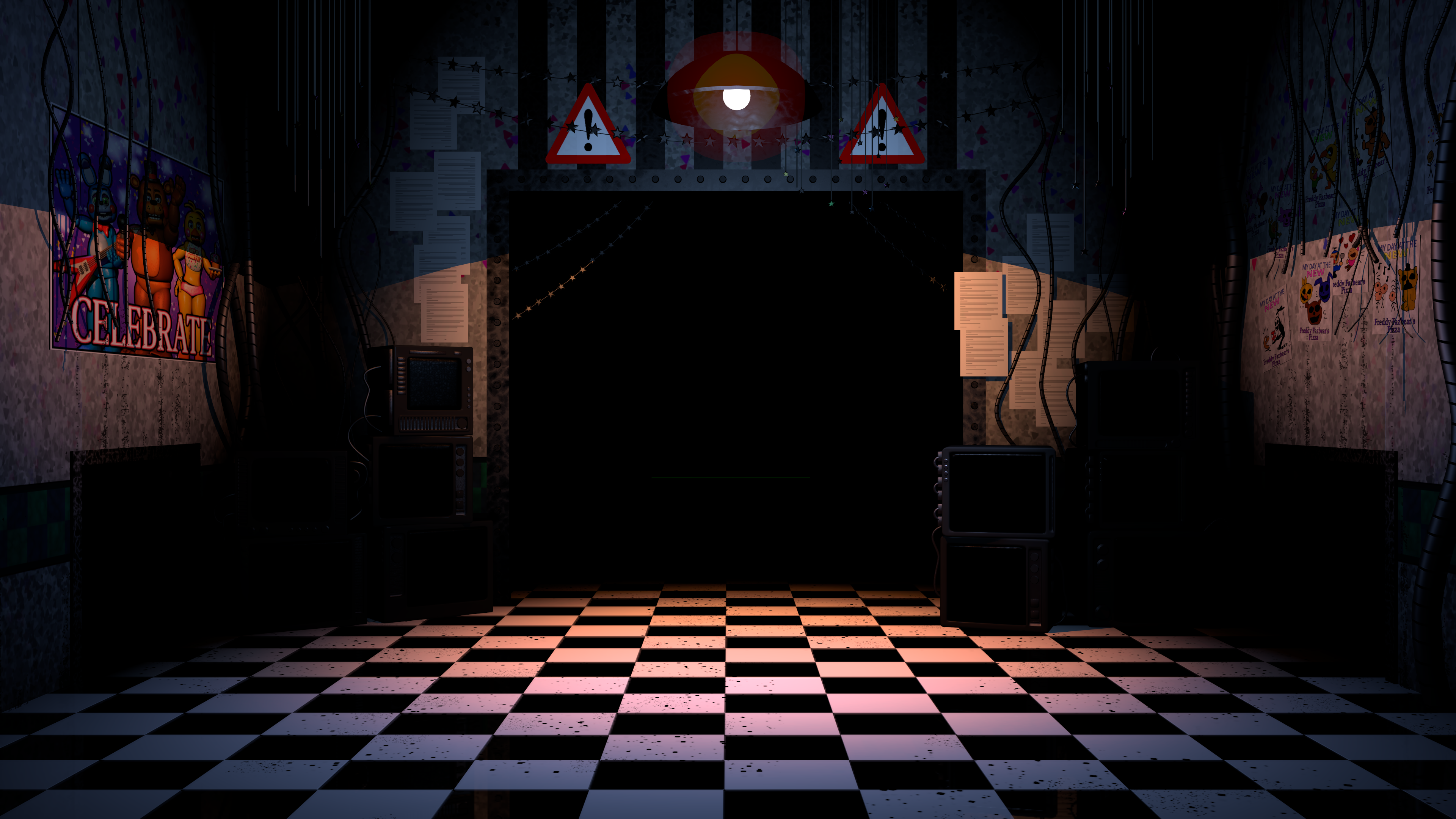 FNAF 2 Map Blender 2.8 port by ComfieFNAF on DeviantArt