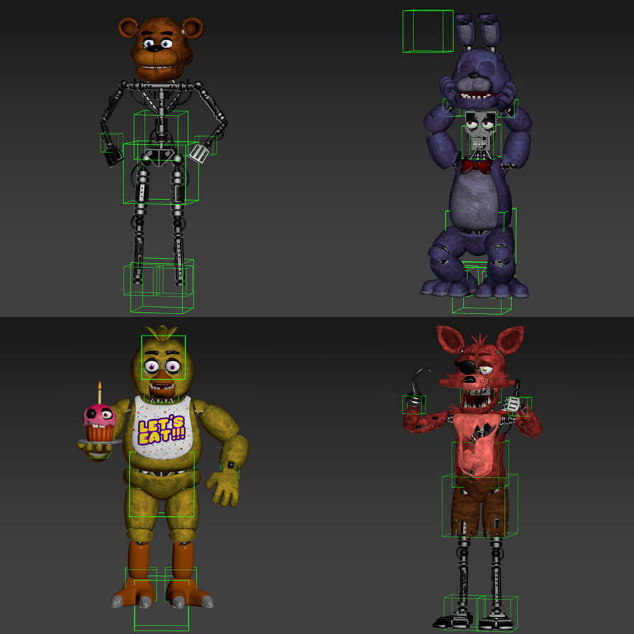 Fnaf Anniversary Renders But With Final Models By ITrashman115 On fnaf-anniversary-renders-but-with-final-models-by-itrashman115-on