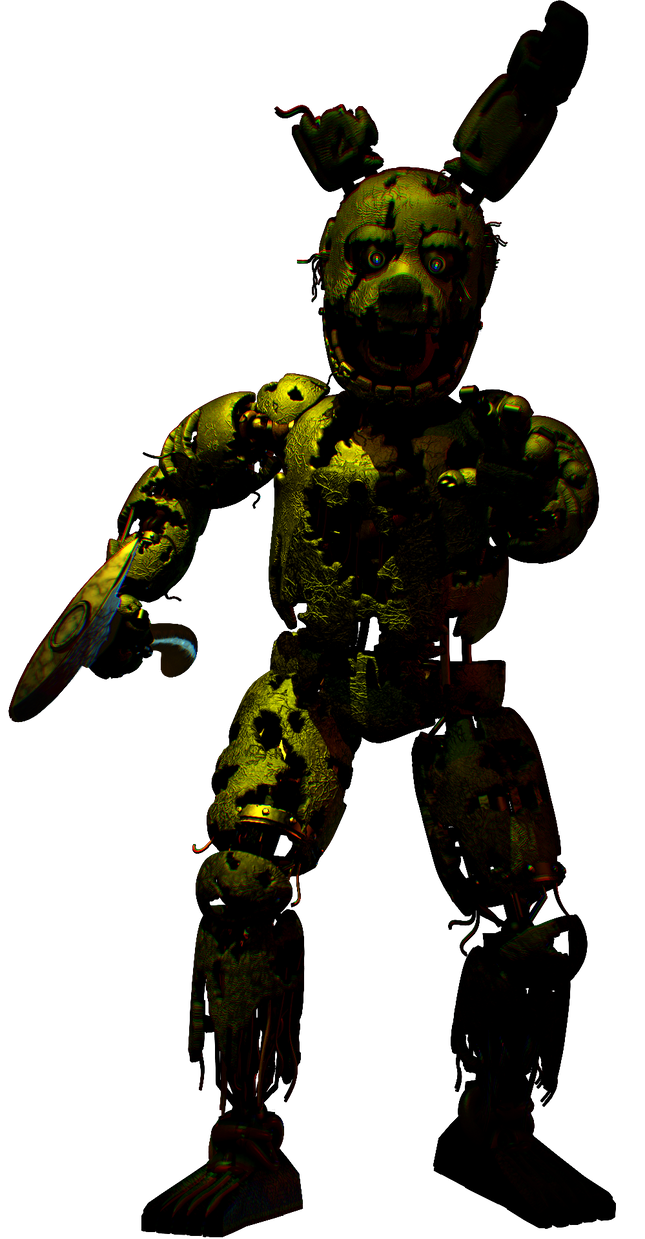 pillar chase 2 springtrap render but accuracy by ITrashman115 on DeviantArt