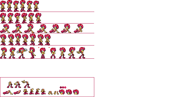 custom amy sprites