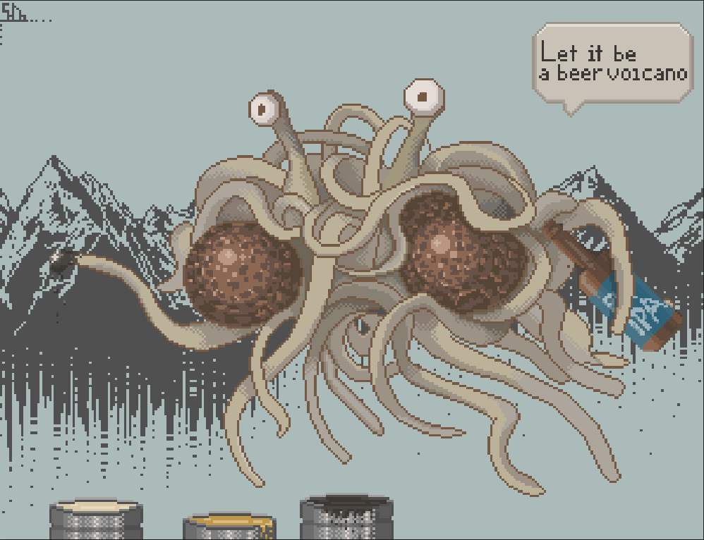 Spaghetti Monster Code Flying Spaghetti Monster by ISoDaIhateall on DeviantArt