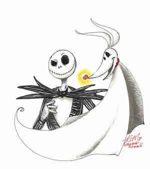 Jack Skellington and Zero