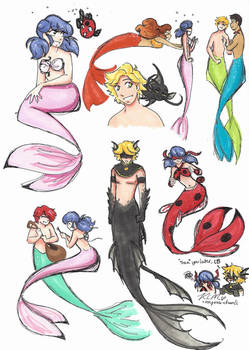 Miraculous Ladybug: Mermaid AU