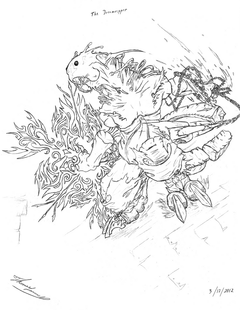 Dream Ripper The Dreamripper (Sketch) by MarxForever on DeviantArt