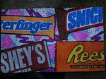 Candy (Butterfinger,Snickers,Herhey's,Reese's)