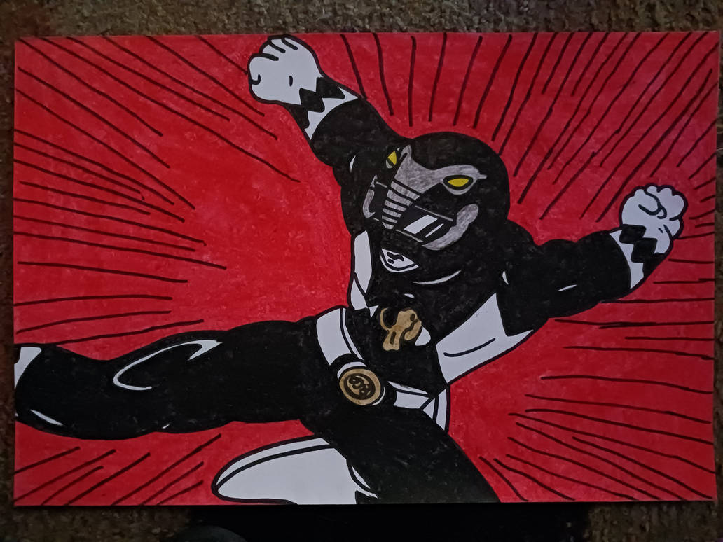 Black Megaforce Ranger Deviantart Black Ranger (Mighty Morphin Power Rangers) by MissBigDawg89 on DeviantArt