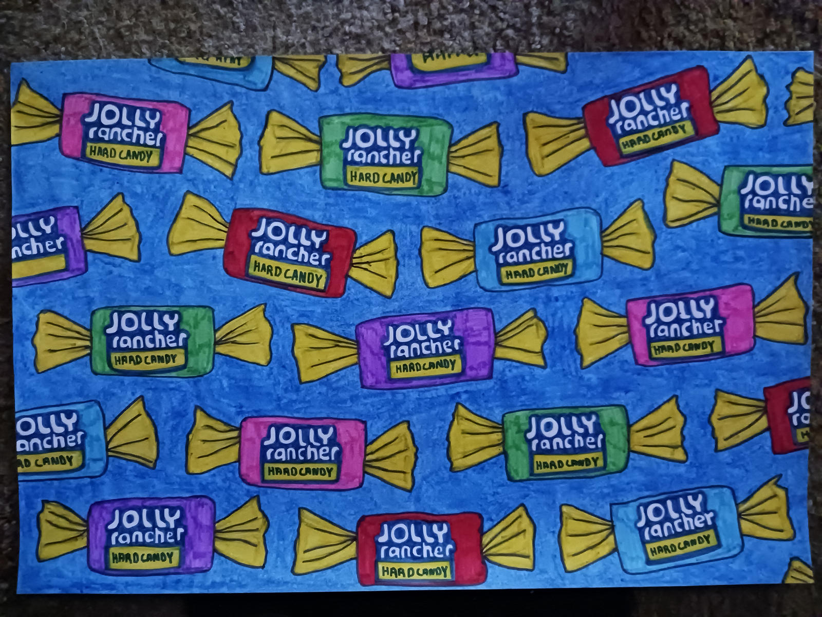 Jolly Rancher Drawing Pattern Jolly Ranchers Candy by MissBigDawg89 on DeviantArt