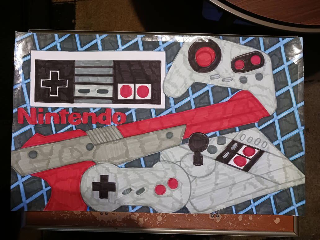 NES Nintendo Controllers by MissBigDawg89 on DeviantArt
