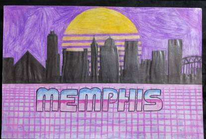 Memphis (Synthwave Art)
