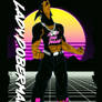 Lady Doberman Darksynth/Synthwave Graphic Design