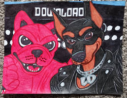 Lady-D And The Download Dog