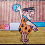Fred Flintstone Bowling At Wii Sports Resort