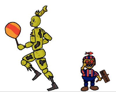 Spring Trap Boy Springtrap and Balloon Boy by AceEjota on DeviantArt
