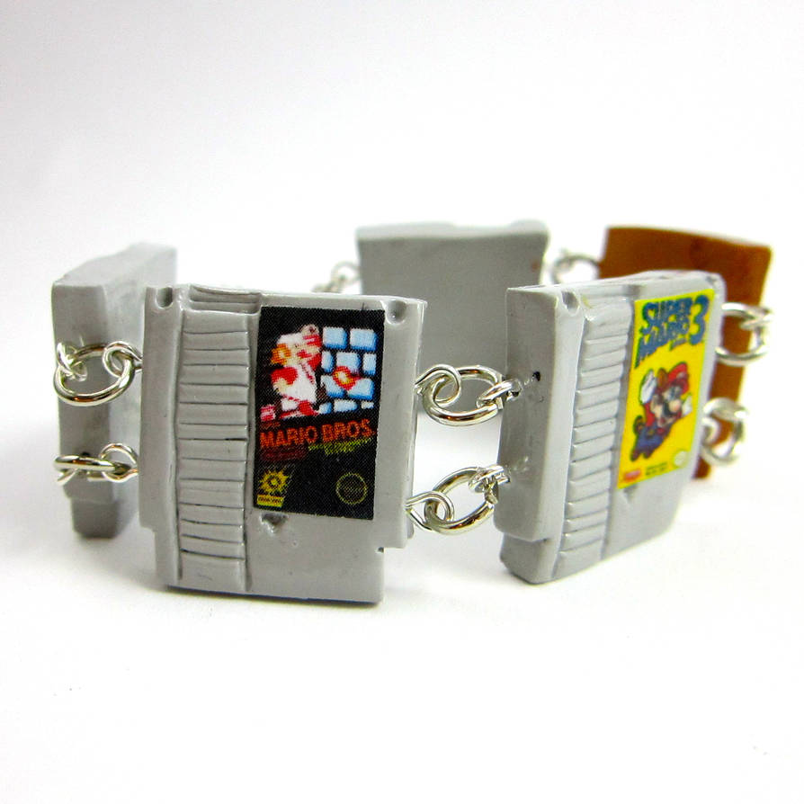 Nintendo Cartridge bracelet by TrenoNights Nintendo Cartridge bracelet by TrenoNights