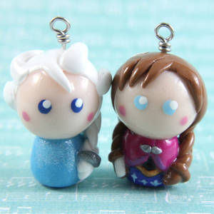 Elsa and Anna chibi- Frozen