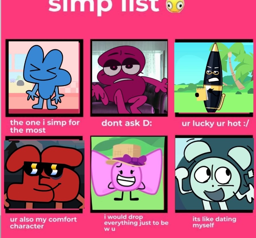 Simp list ig by Eime1998 on DeviantArt