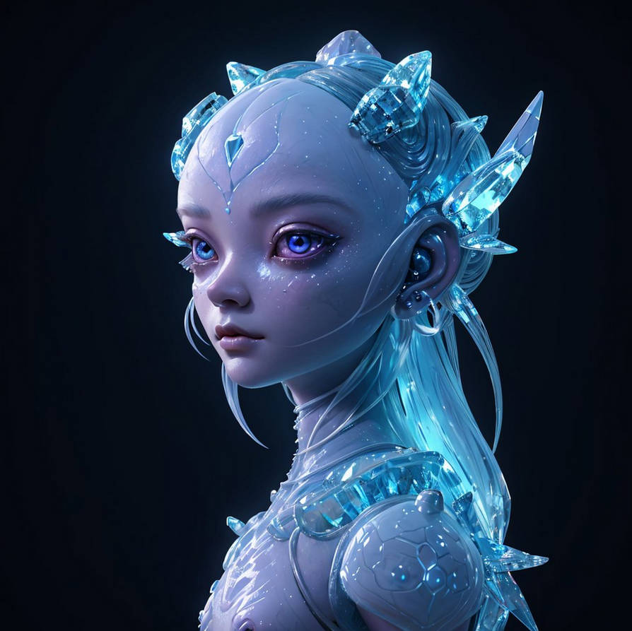 Small Humanoids Crystal cute small humanoid girl alien by AFilCa on DeviantArt