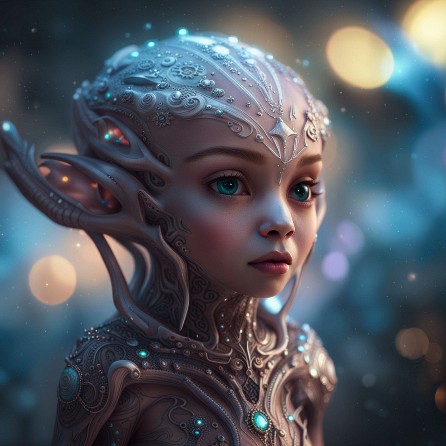 Small Humanoids Crystal cute small humanoid girl alien by AFilCa on DeviantArt