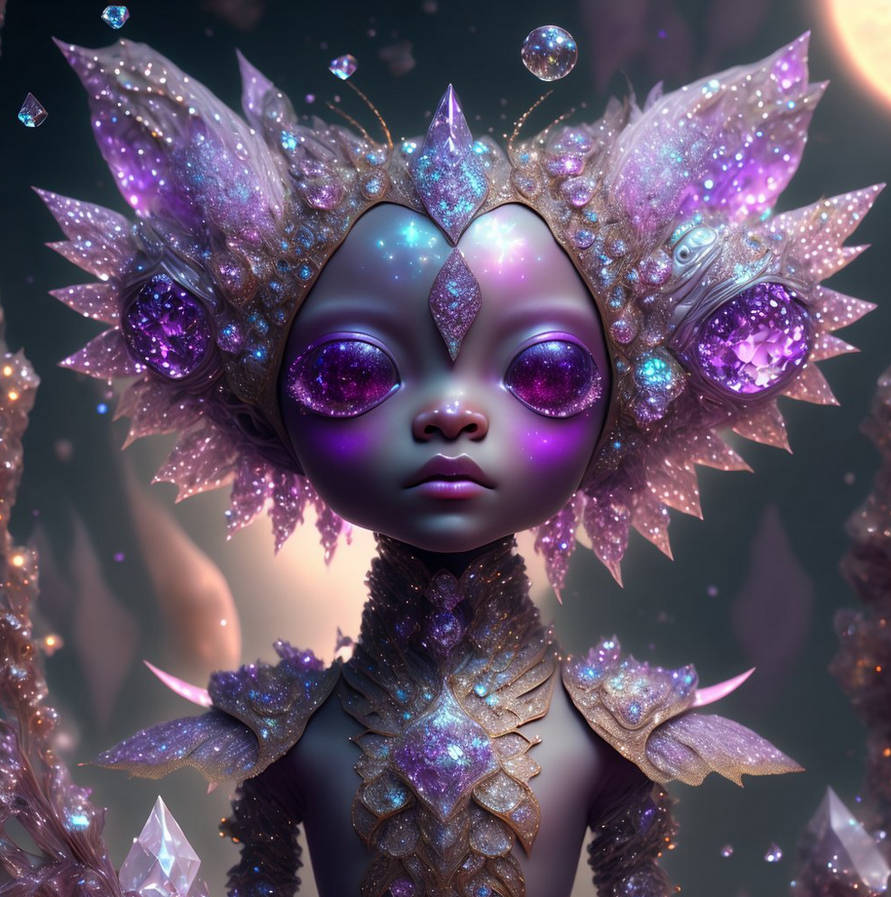Small Humanoids Crystal cute small humanoid girl alien by AFilCa on DeviantArt