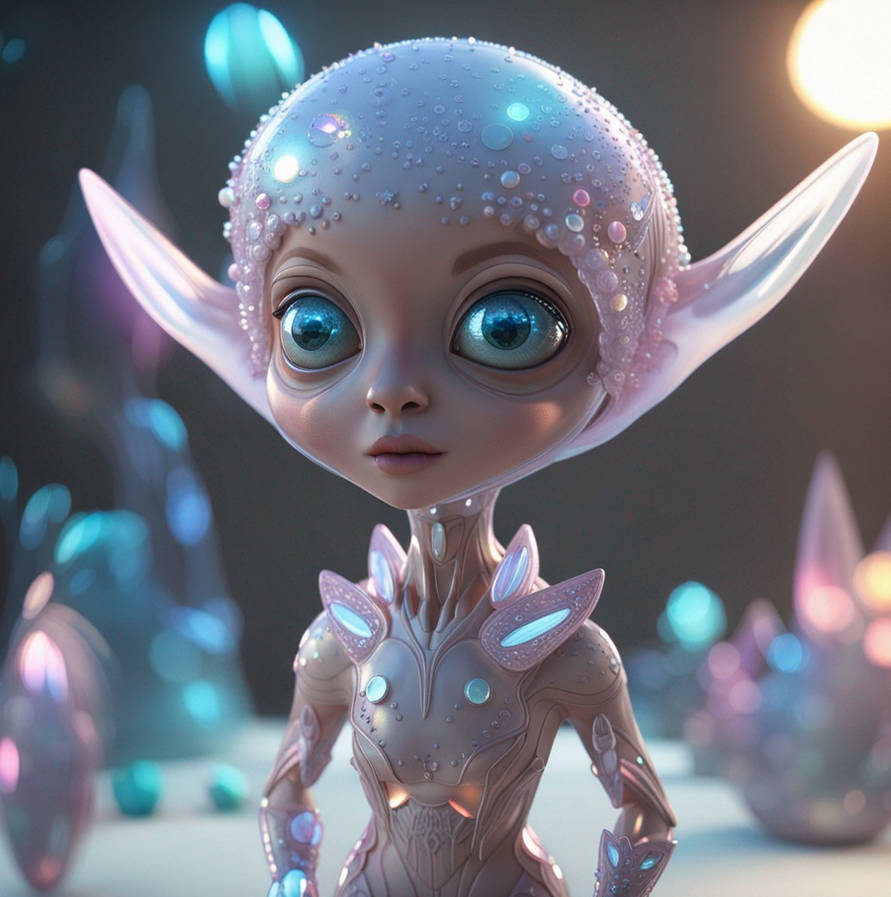 Small Humanoids Crystal cute small humanoid girl alien by AFilCa on DeviantArt