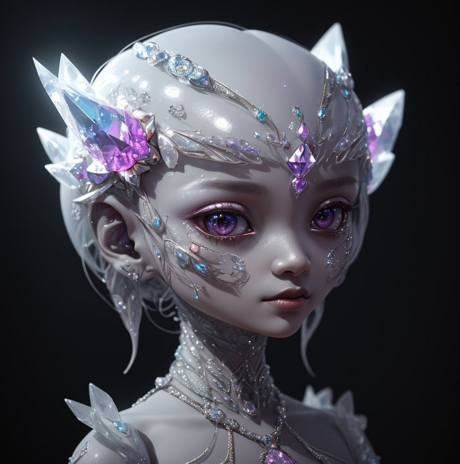 Small Humanoids Crystal cute small humanoid girl alien by AFilCa on DeviantArt