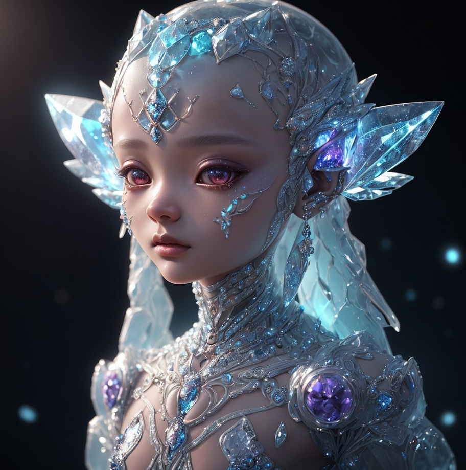 Small Humanoids Crystal cute small humanoid girl alien by AFilCa on DeviantArt