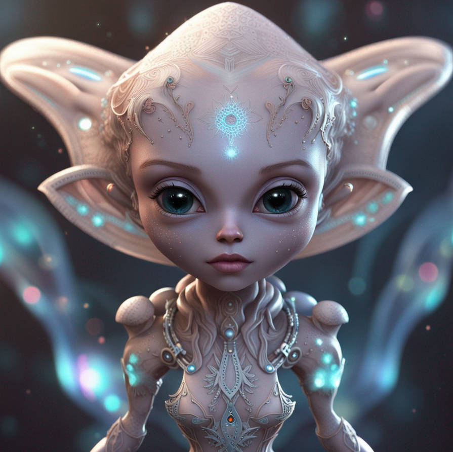 Small Humanoids Crystal cute small humanoid girl alien by AFilCa on DeviantArt