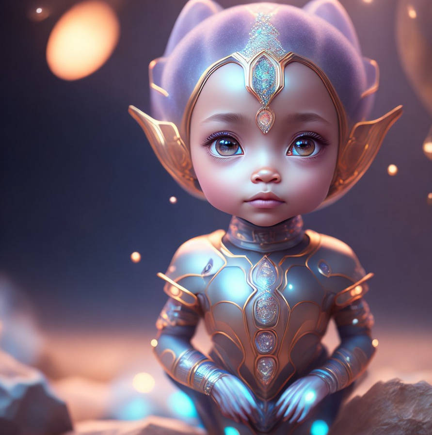 Small Humanoids Crystal cute small humanoid girl alien by AFilCa on DeviantArt