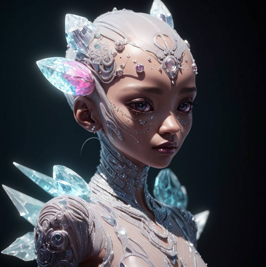 Small Humanoids Crystal cute small humanoid girl alien by AFilCa on DeviantArt