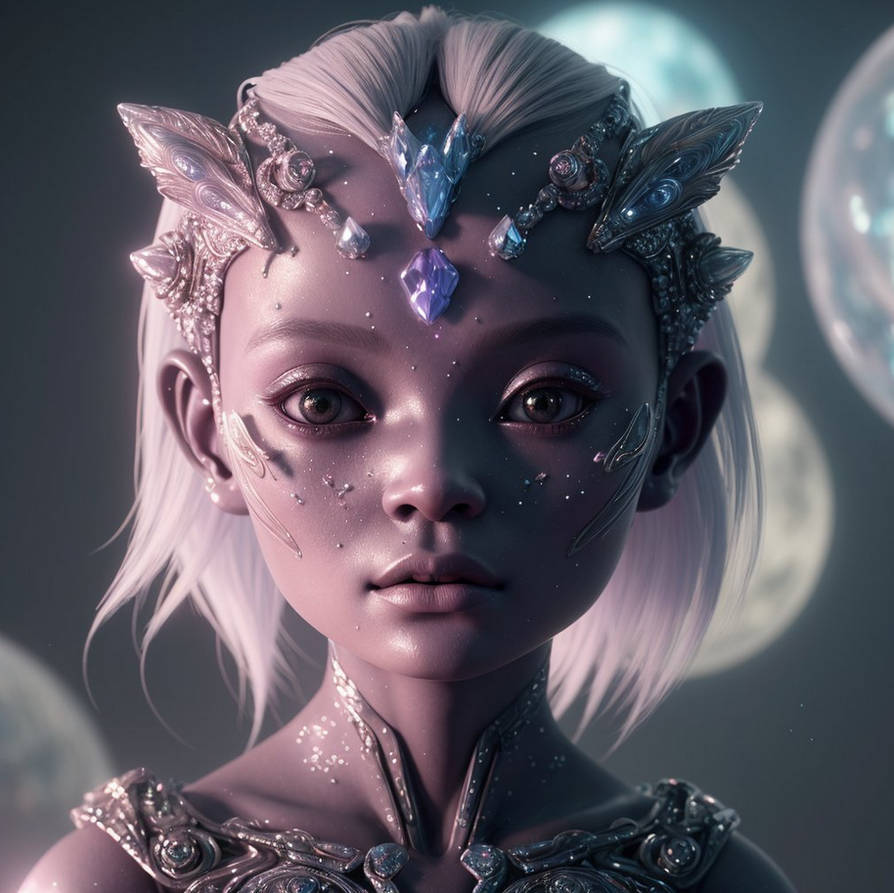 Small Humanoids Crystal cute small humanoid girl alien by AFilCa on DeviantArt