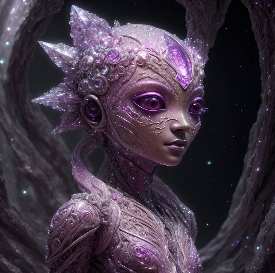Small Humanoids Crystal cute small humanoid girl alien by AFilCa on DeviantArt