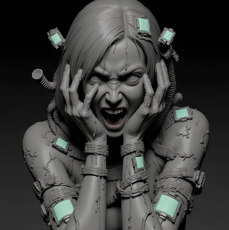 Scream Avatar Rigged Scream Trapped in the Circuit by AFilCa on DeviantArt