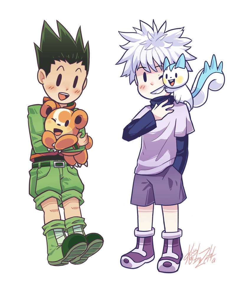 C - Gon and Killua by Kaibuzetta