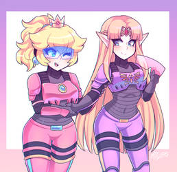 C - Peach and Zelda Suit Up