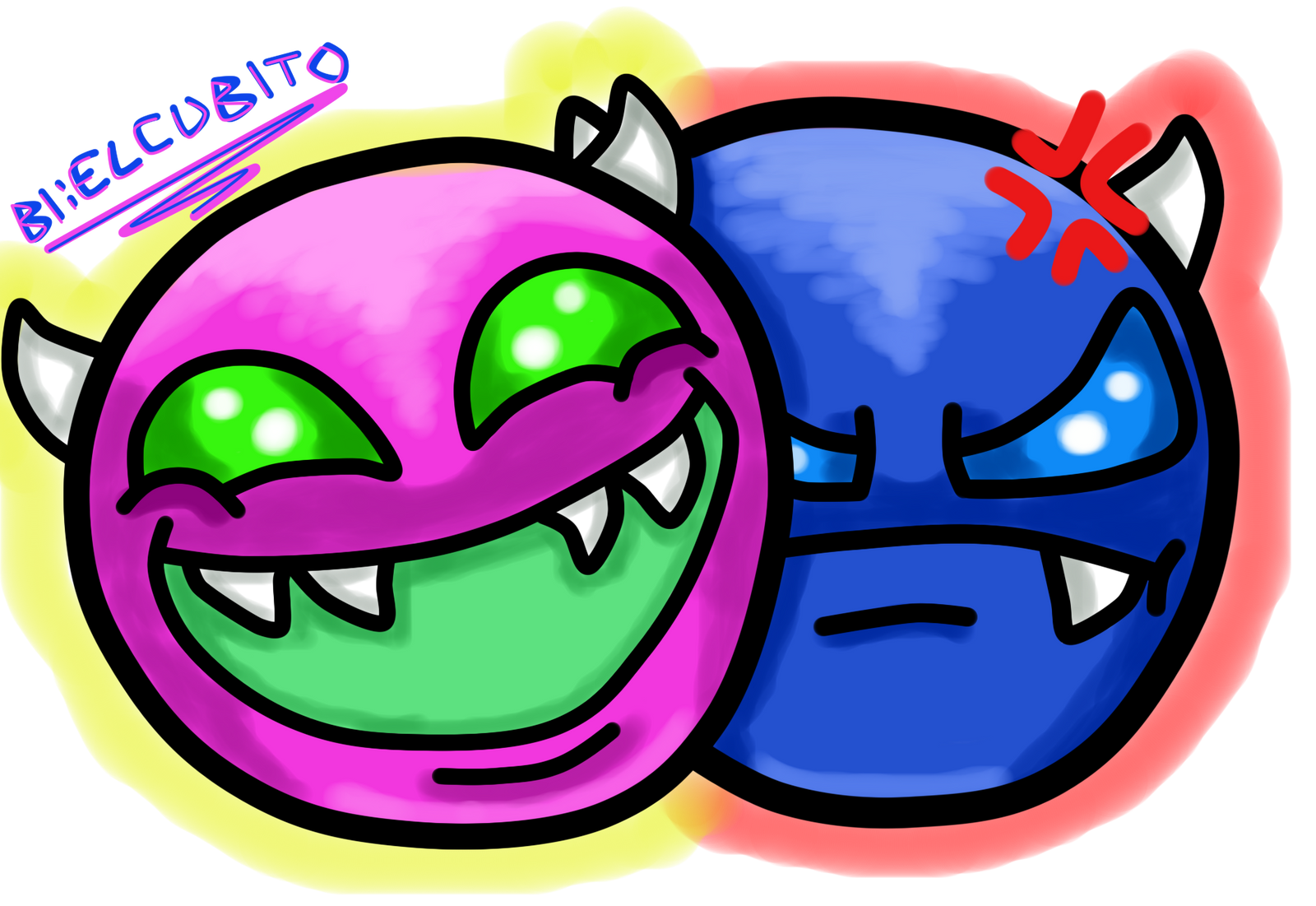 Medium Demon Geometry Dash Easy demon y medium demon by Elcubito992 on DeviantArt