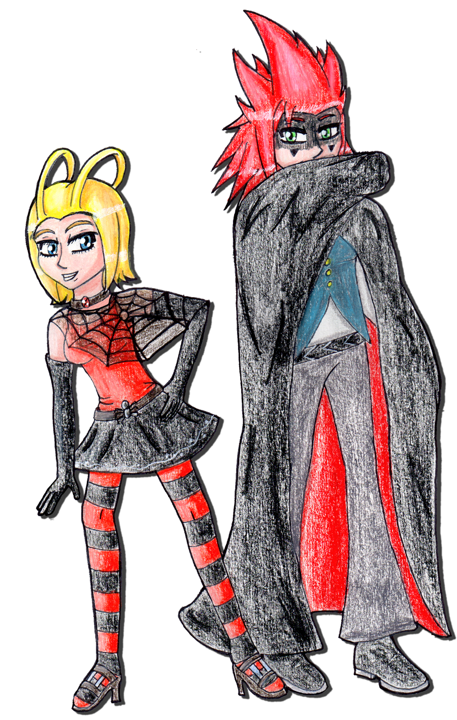 Halloween Town: Axel+Larxene