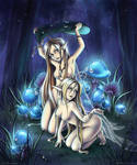 Rain in the fairy-forest by Soumin