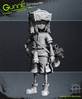 Gunne - Kid Hoarder High Poly Sculpt