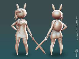 Fionna - Adventure Time WIP 3