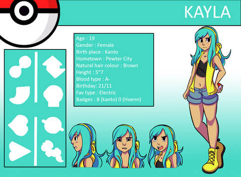 Nuzlocke Kayla Character Sheet