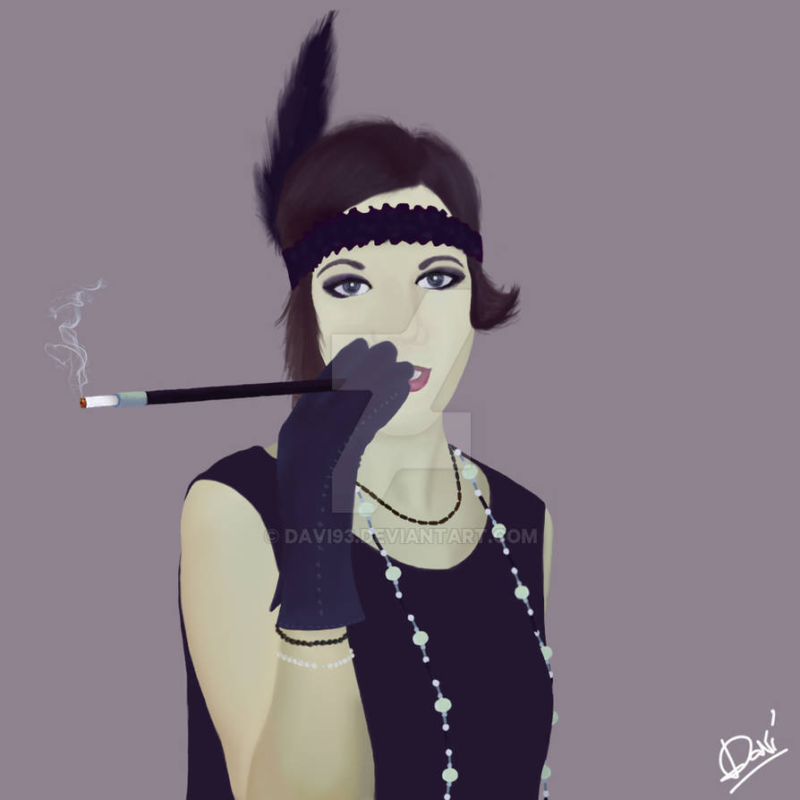 Deviantart Flapper Lady Flapper Girl by davi93 on DeviantArt