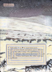 MtG: Altered Card Art 1:Tundra