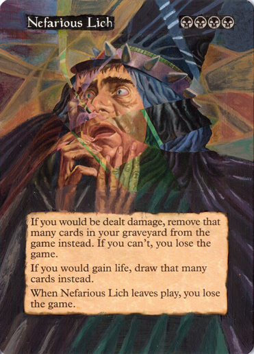 MtG: Altered Card Art :Nefarious Lich