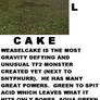 TF2 Monster Files:  Weaselcake