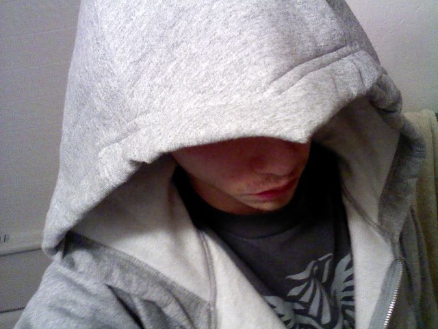 Beak of my Prototype Assassin's Creed Hoodie